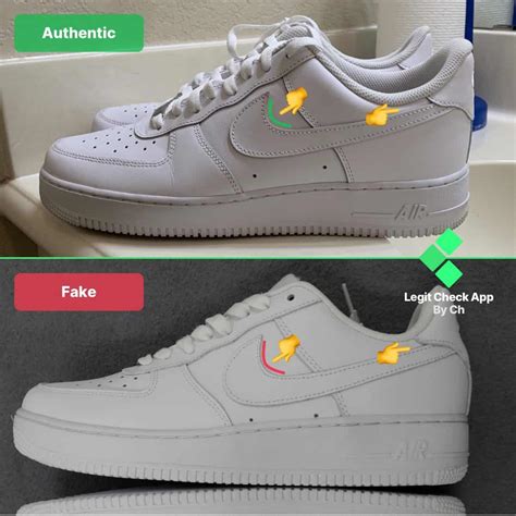 how to tell if nike air force 1 are fake|nike air force 1 scam.